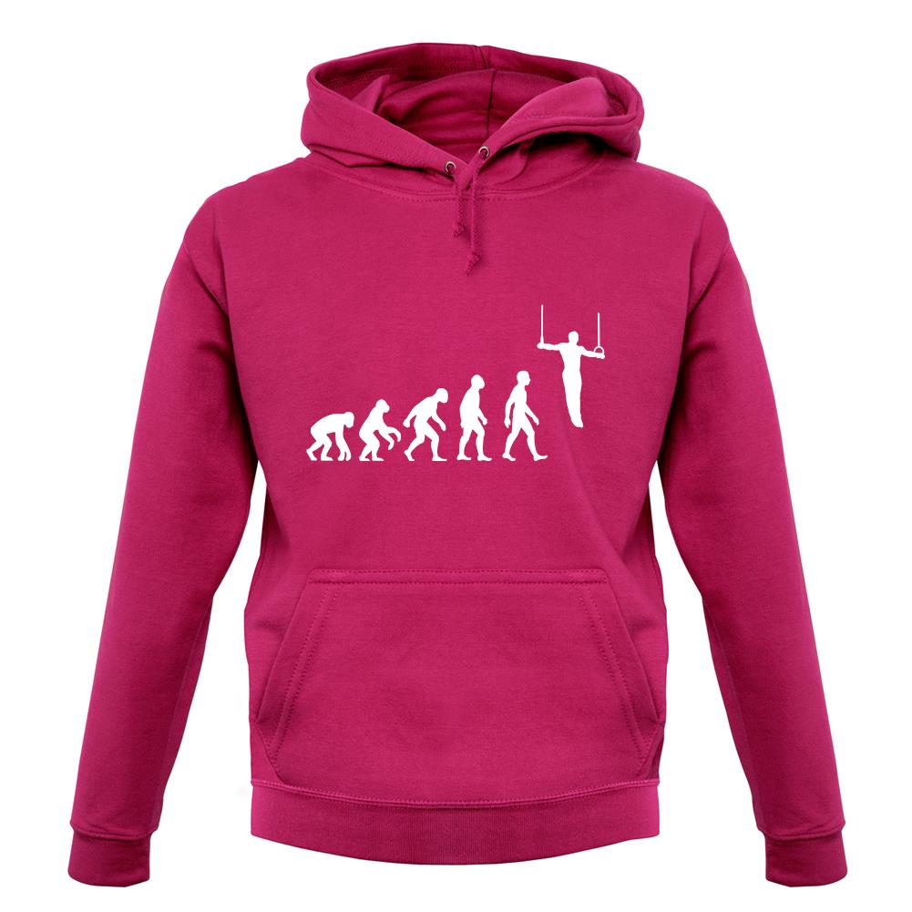 Evolution Of Man Rings unisex hoodie