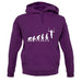 Evolution Of Man Rings unisex hoodie