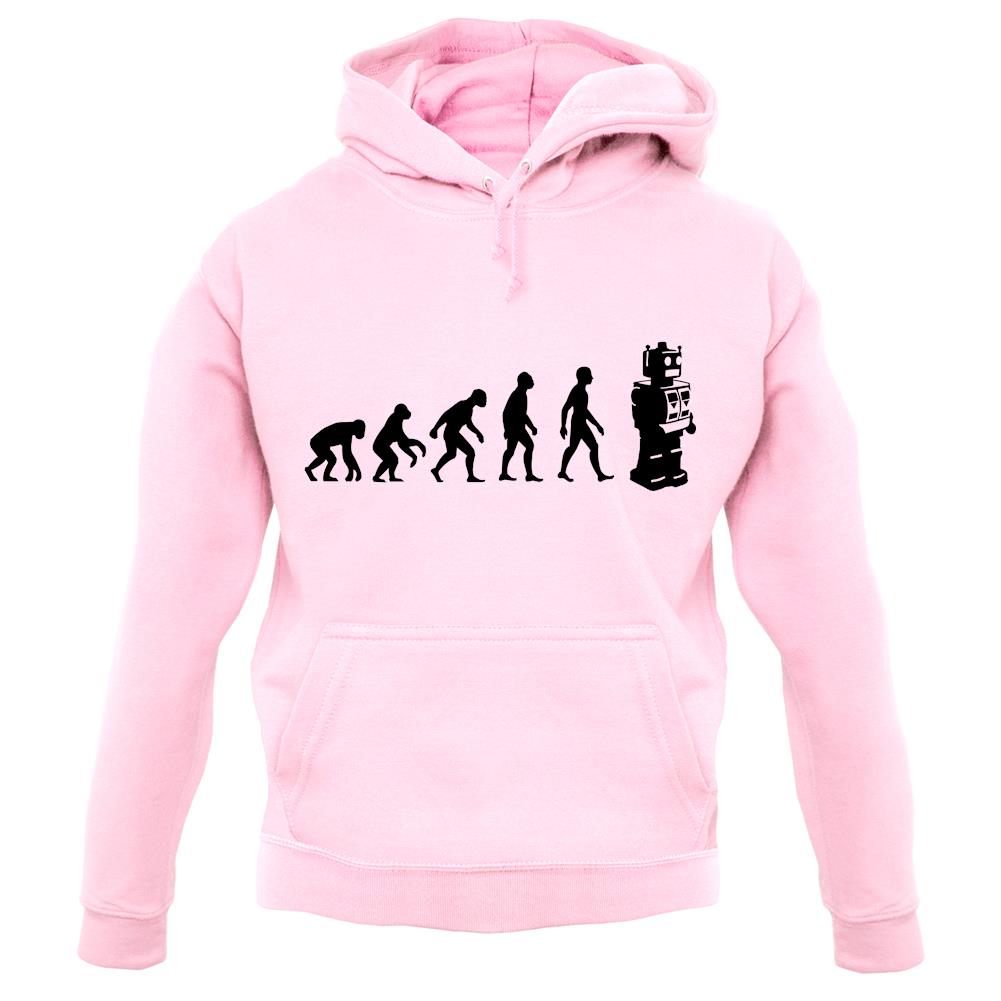 Evolution Of Man Robot unisex hoodie
