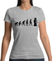 Evolution Of Man Robot Womens T-Shirt