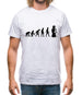 Evolution Of Man Robot Mens T-Shirt