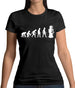 Evolution Of Man Robot Womens T-Shirt