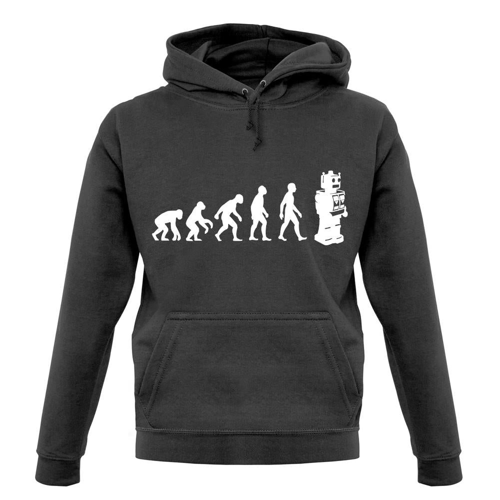 Evolution Of Man Robot unisex hoodie