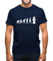 Evolution Of Man Robot Mens T-Shirt