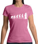 Evolution Of Man Robot Womens T-Shirt