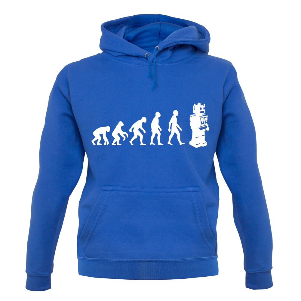 Evolution Of Man Robot unisex hoodie