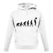 Evolution Of Man Rock Climbing unisex hoodie