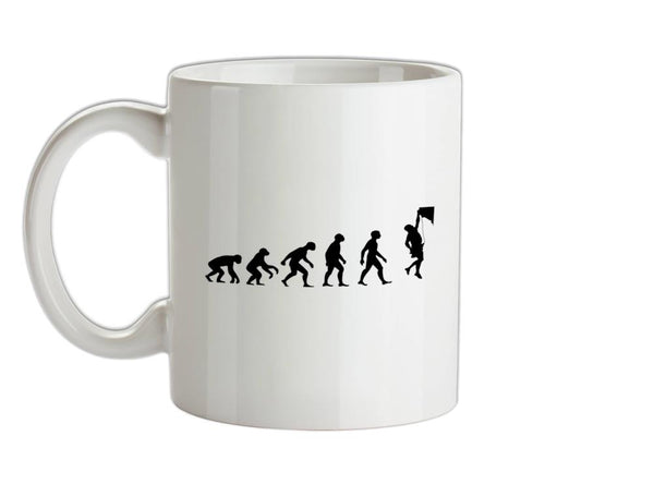Evolution of Man Rock Climbing Ceramic Mug