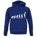 Evolution Of Man Rock Climbing unisex hoodie