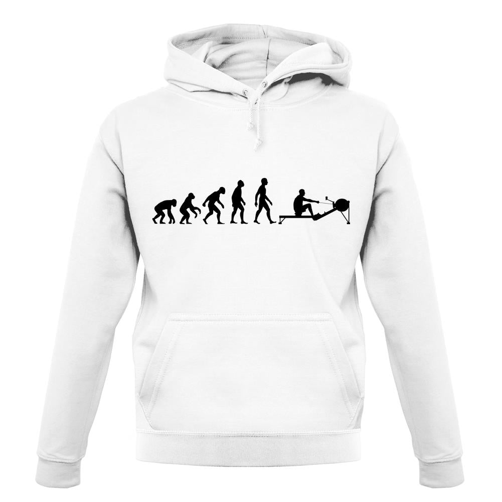 Evolution Of Man Rowing Machine unisex hoodie