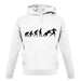Evolution Of Rugby Line Out unisex hoodie