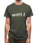 Evolution Of Man Running / Runner Mens T-Shirt