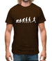 Evolution Of Man Running / Runner Mens T-Shirt
