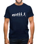 Evolution Of Man Running / Runner Mens T-Shirt