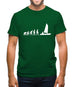 Evolution Of Man Sailing Mens T-Shirt