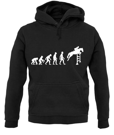 Evolution Of Man Show Jump unisex hoodie