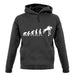 Evolution Of Man Show Jump unisex hoodie