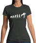 Evolution Of Man Show Jump Womens T-Shirt