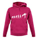 Evolution Of Man Show Jump unisex hoodie