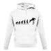 Evolution Of Man Show Jump unisex hoodie