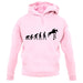 Evolution Of Man Show Jump unisex hoodie