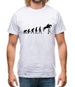 Evolution Of Man Show Jump Mens T-Shirt