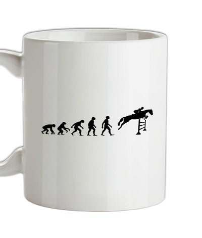 Evolution Of Man Show Jump Ceramic Mug