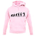 Evolution of man Singer / Singing unisex hoodie