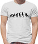 Dressdown Evolution of Man Skateboarding Mens T-Shirt