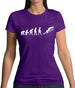 Evolution Of Man Ski Jump Womens T-Shirt