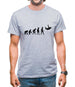Evolution Of Man Skydiver (Skydiving) Mens T-Shirt