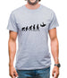 Evolution Of Man Skydiver (Skydiving) Mens T-Shirt