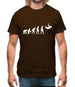 Evolution Of Man Skydiver (Skydiving) Mens T-Shirt