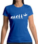 Evolution Of Man Skydiver (Skydiving) Womens T-Shirt