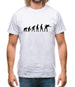 Evolution Of Man Snooker Mens T-Shirt