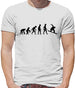 Dressdown Evolution of Man Snowboard Mens T-Shirt