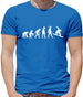 Dressdown Evolution of Man Snowboard Mens T-Shirt