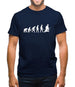 Evolution Of Man Spartan Mens T-Shirt