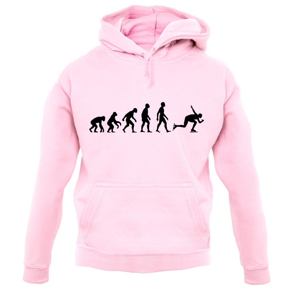 Evolution Of Man Speed Skating unisex hoodie