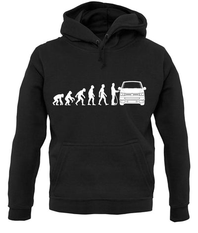 Evolution Of Man T5 Campervan unisex hoodie
