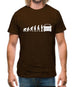 Evolution Of Man T5 Campervan Mens T-Shirt