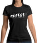 Dressdown Evolution of Man Tennis Womens T-Shirt