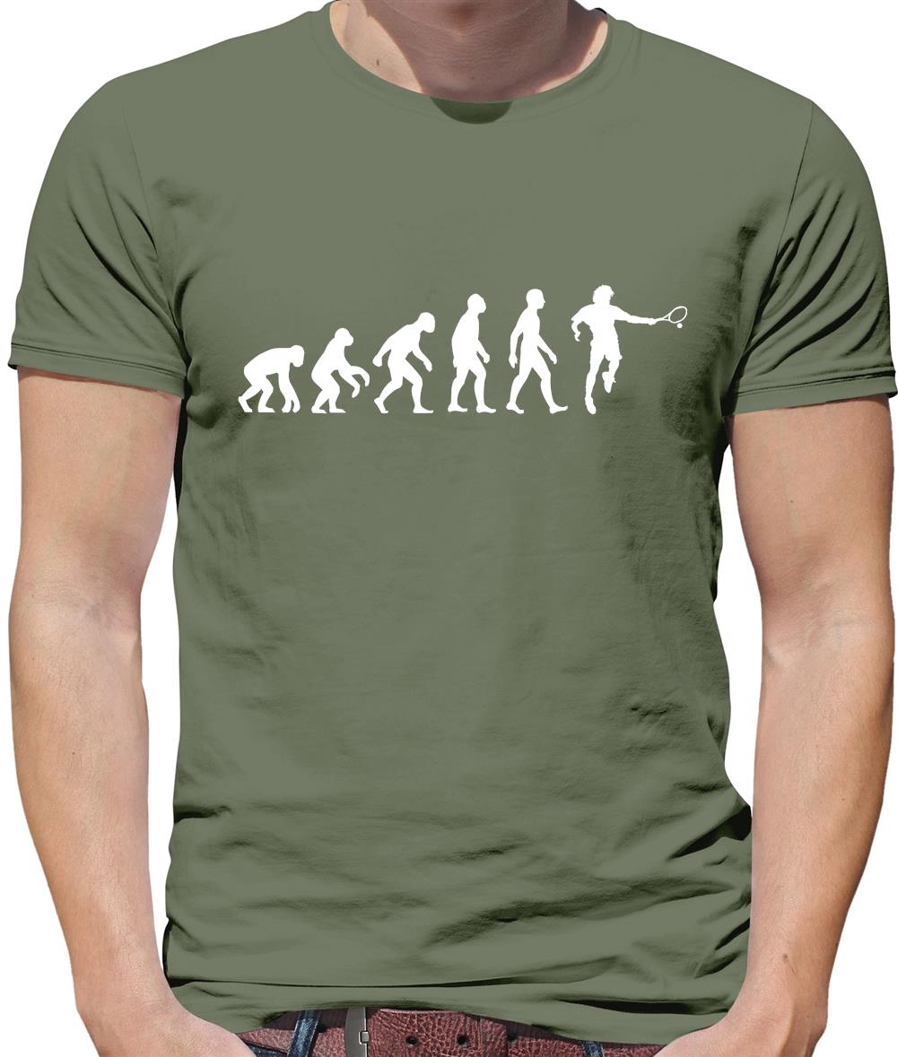 Dressdown Evolution of Man Tennis Mens T-Shirt