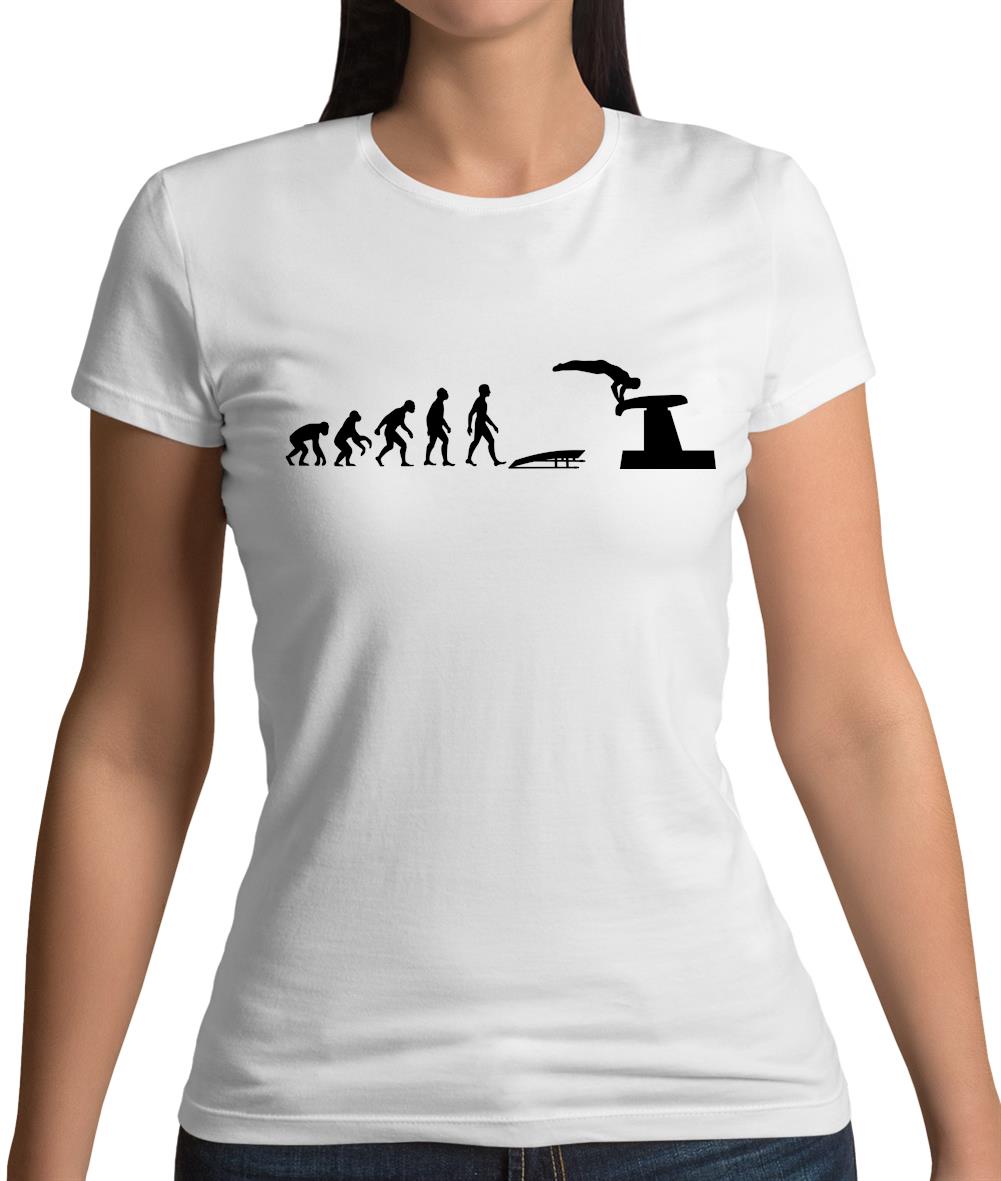 Evolution Of Man Vault Womens T-Shirt