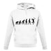 Evolution Of Man Volleyball unisex hoodie