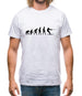 Evolution Of Man Waterski Mens T-Shirt