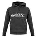 Evolution Of Man Waterski unisex hoodie