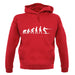 Evolution Of Man Waterski unisex hoodie