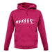 Evolution Of Man Waterski unisex hoodie