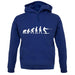 Evolution Of Man Waterski unisex hoodie